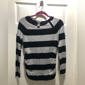 Love always medium long sleeve striped top